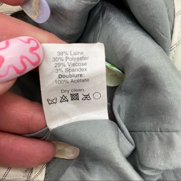 J.Crew City Fit Gray Lined Wool Blend Wide Leg Flare Pants Trousers size 2 - Picture 6 of 8